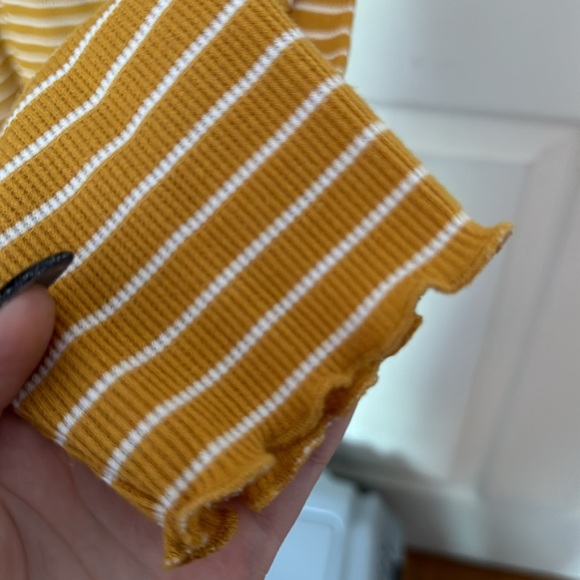 Pink Republic Striped Lace-Up Shirt - Picture 4 of 8